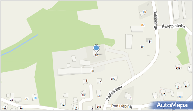 Rzeszotary, Zielińskiego Zygmunta, gen., 96, mapa Rzeszotary