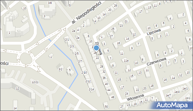 Rzeszów, Zimowa, 20, mapa Rzeszów