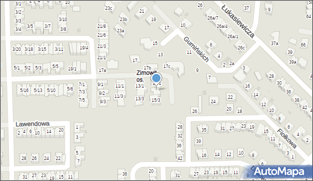 Rzeszów, Zimowit, 15/2, mapa Rzeszów