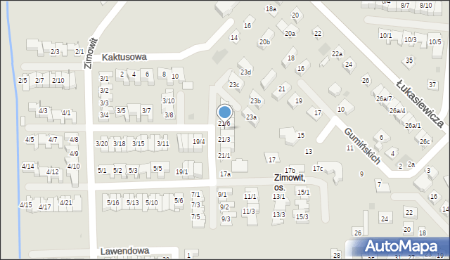 Rzeszów, Zimowit, 21/5, mapa Rzeszów