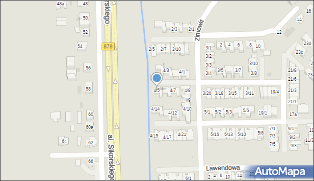 Rzeszów, Zimowit, 4/5, mapa Rzeszów