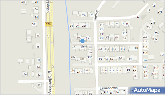 Rzeszów, Zimowit, 4/7, mapa Rzeszów