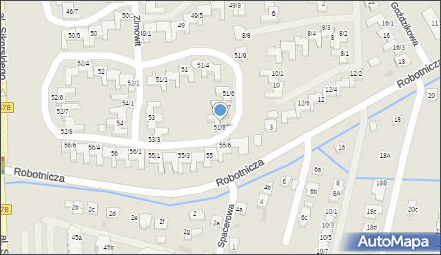 Rzeszów, Zimowit, 51/8, mapa Rzeszów