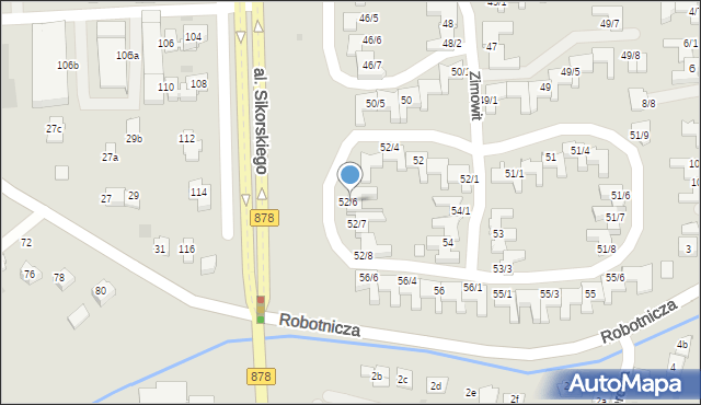 Rzeszów, Zimowit, 52/6, mapa Rzeszów