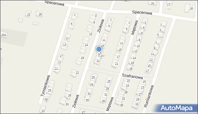 Siemianice, Ziołowa, 19, mapa Siemianice