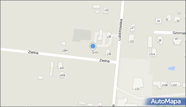 Starogard Gdański, Zielna, 2, mapa Starogard Gdański