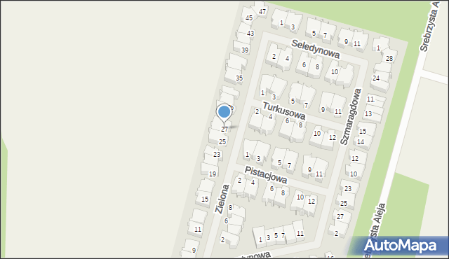 Strzykuły, Zielona, 27, mapa Strzykuły