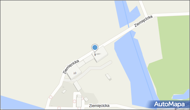 Szałsza, Ziemięcicka, 8, mapa Szałsza