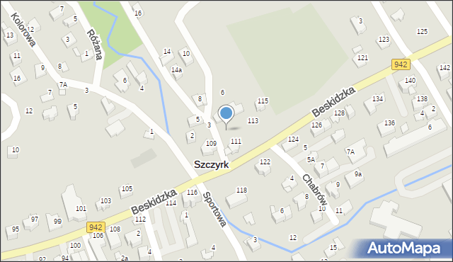 Szczyrk, Zielona, 2, mapa Szczyrk