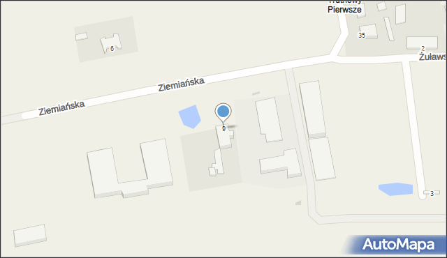 Trutnowy, Ziemiańska, 9, mapa Trutnowy