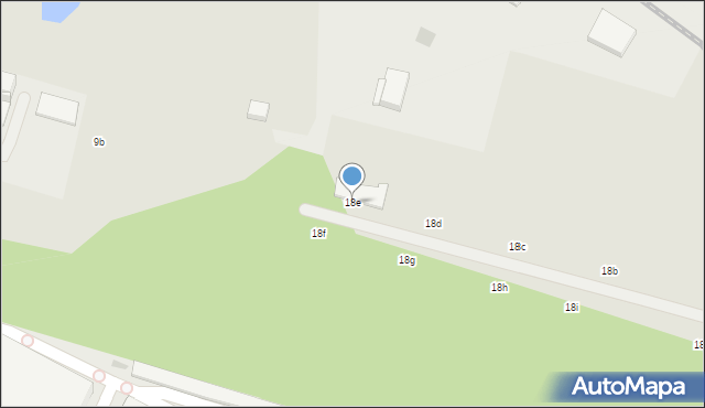 Włocławek, Zielna, 18e, mapa Włocławka