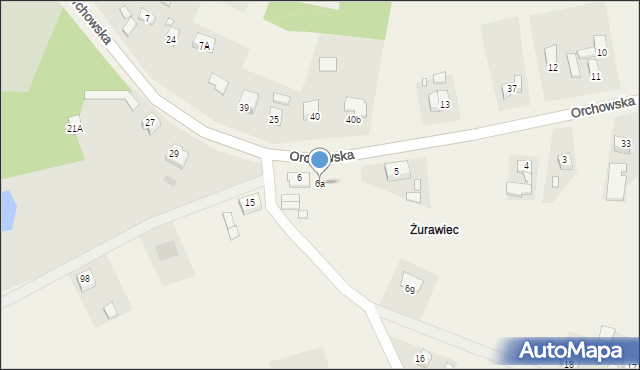 Zieleń, Zieleń, 6a, mapa Zieleń