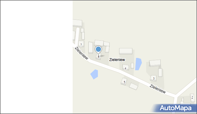 Zieleniew, Zieleniew, 6, mapa Zieleniew