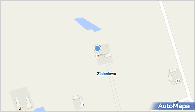 Zieleniewo, Zieleniewo, 15, mapa Zieleniewo