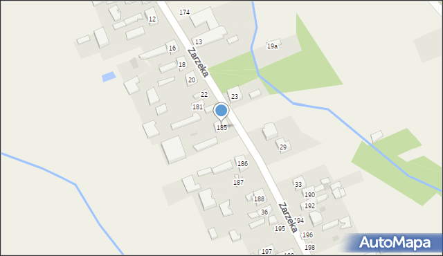 Zielkowice, Zielkowice, 185, mapa Zielkowice