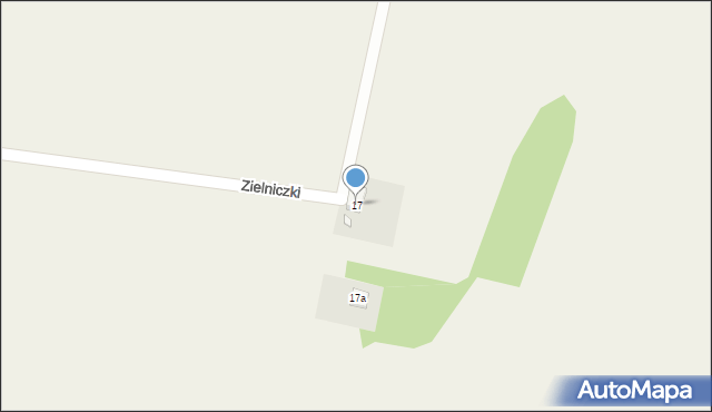 Zielniczki, Zielniczki, 17, mapa Zielniczki