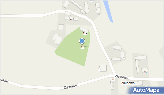 Zielnowo, Zielnowo, 22, mapa Zielnowo