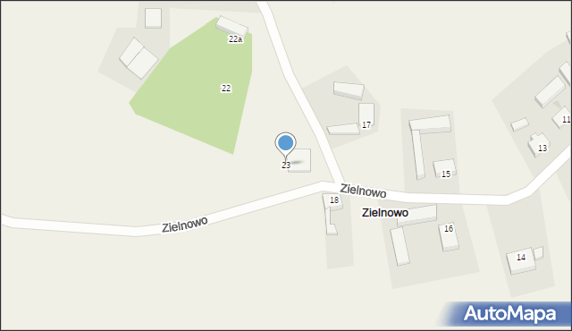 Zielnowo, Zielnowo, 23, mapa Zielnowo