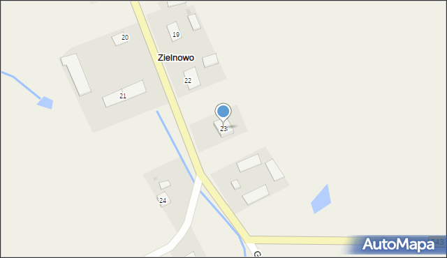 Zielnowo, Zielnowo, 23, mapa Zielnowo