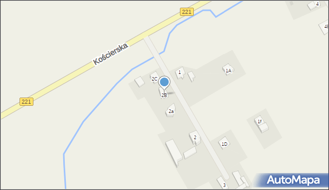 Zielona Wieś, Zielona Wieś, 2B, mapa Zielona Wieś