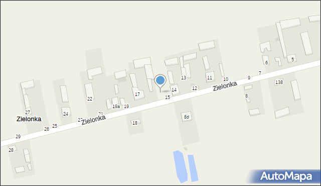 Zielonka, Zielonka, 16, mapa Zielonka