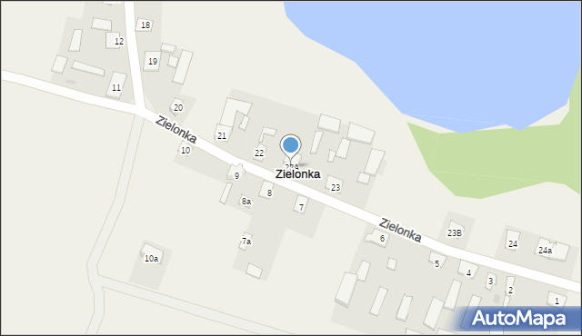 Zielonka, Zielonka, 22A, mapa Zielonka