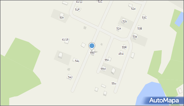 Zielonka, Zielonka, 55C, mapa Zielonka