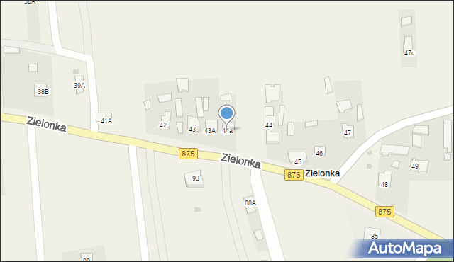 Zielonka, Zielonka, 44a, mapa Zielonka