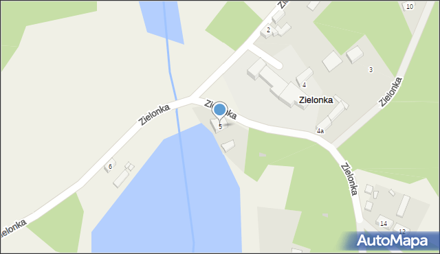 Zielonka, Zielonka, 5, mapa Zielonka