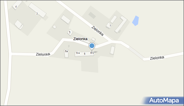 Zielonka, Zielonka, 6/1, mapa Zielonka