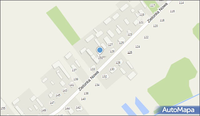 Zielonka Nowa, Zielonka Nowa, 131, mapa Zielonka Nowa