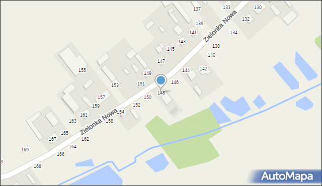 Zielonka Nowa, Zielonka Nowa, 148, mapa Zielonka Nowa