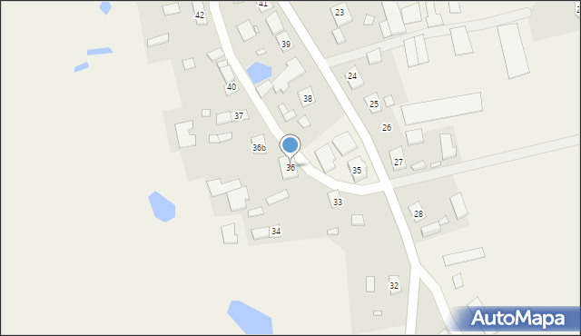 Zielonka Pasłęcka, Zielonka Pasłęcka, 36, mapa Zielonka Pasłęcka