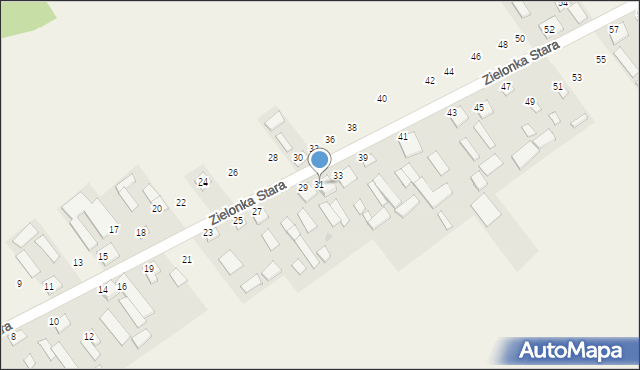 Zielonka Stara, Zielonka Stara, 31, mapa Zielonka Stara