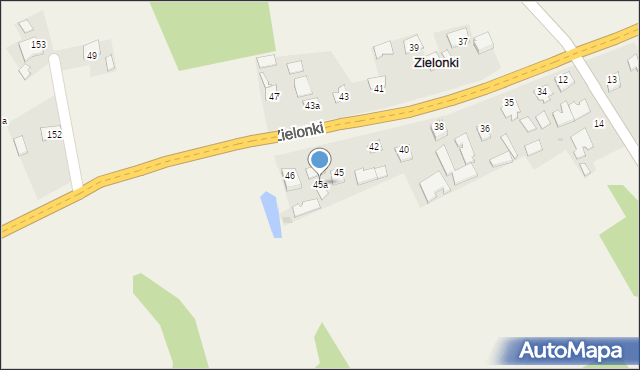 Zielonki, Zielonki, 45a, mapa Zielonki