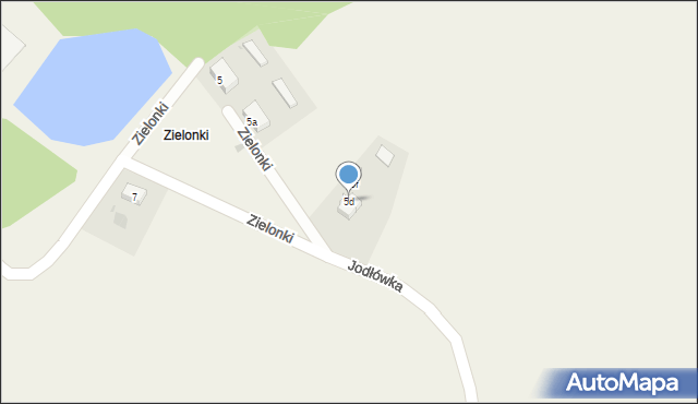 Zielonki, Zielonki, 5d, mapa Zielonki