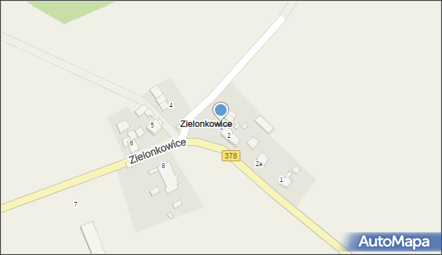 Zielonkowice, Zielonkowice, 3, mapa Zielonkowice