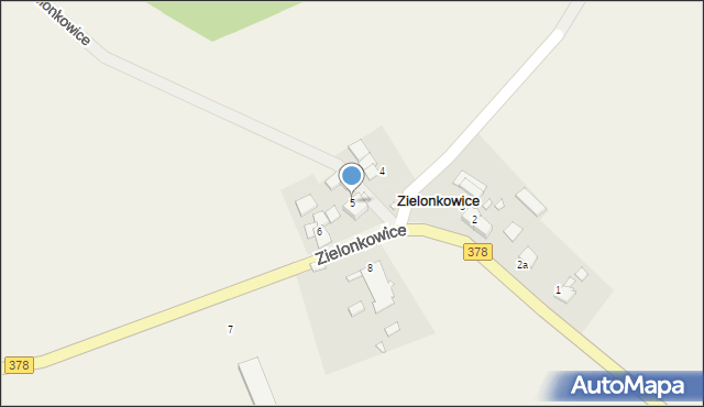 Zielonkowice, Zielonkowice, 5, mapa Zielonkowice