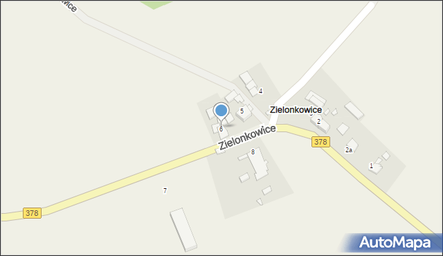 Zielonkowice, Zielonkowice, 6, mapa Zielonkowice