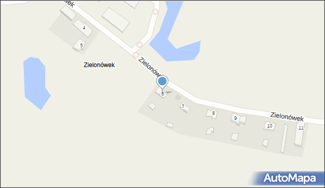 Zielonówek, Zielonówek, 6, mapa Zielonówek