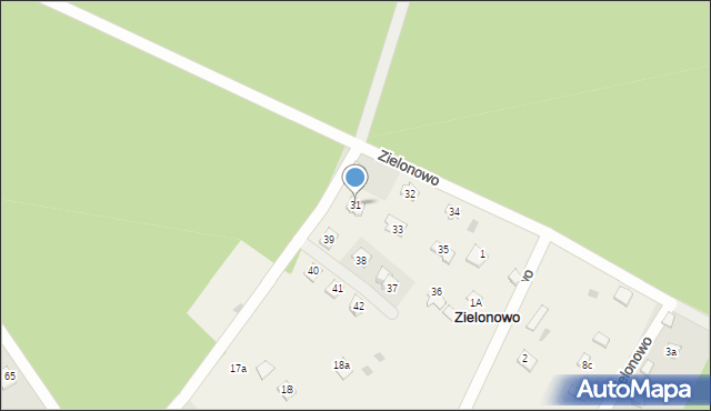 Zielonowo, Zielonowo, 31, mapa Zielonowo