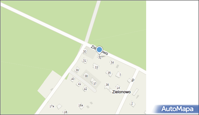 Zielonowo, Zielonowo, 32, mapa Zielonowo