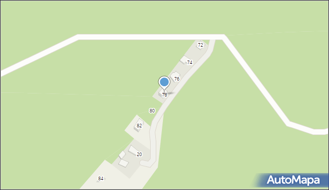 Zielonowo, Zielonowo, 78, mapa Zielonowo