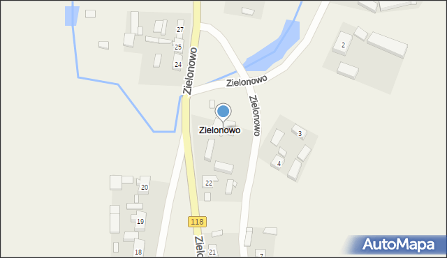 Zielonowo, Zielonowo, 23, mapa Zielonowo