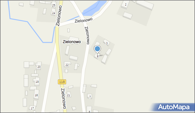 Zielonowo, Zielonowo, 4, mapa Zielonowo