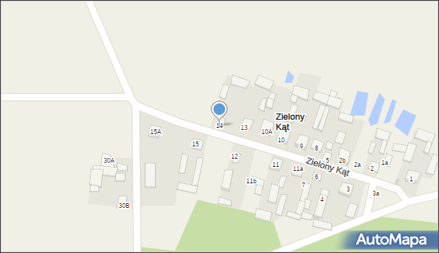 Zielony Kąt, Zielony Kąt, 14, mapa Zielony Kąt