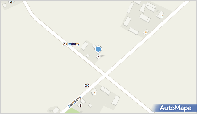 Ziemiany, Ziemiany, 5, mapa Ziemiany