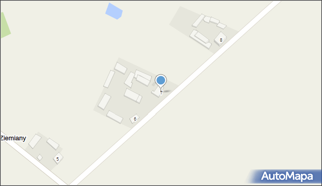 Ziemiany, Ziemiany, 7, mapa Ziemiany