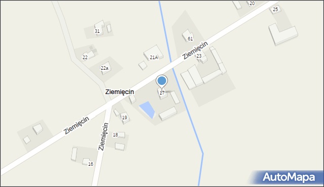 Ziemięcin, Ziemięcin, 17, mapa Ziemięcin