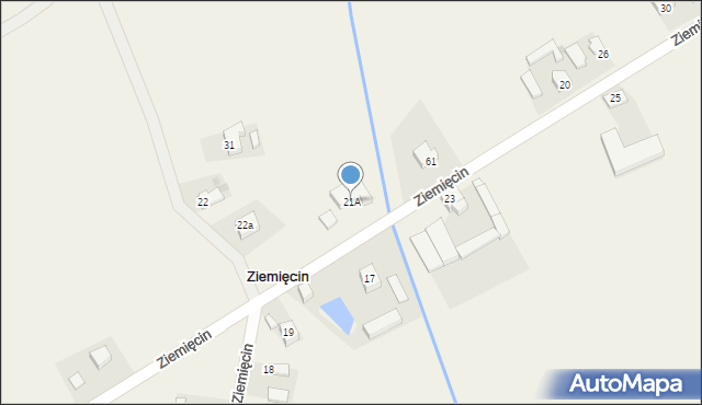 Ziemięcin, Ziemięcin, 21A, mapa Ziemięcin